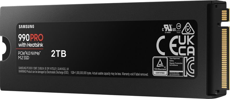 SSD накопичувач Samsung 990 PRO with Heatsink 2 TB (MZ-V9P2T0CW) 475785ua фото