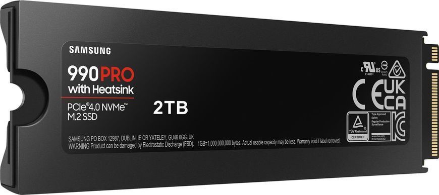 SSD накопичувач Samsung 990 PRO with Heatsink 2 TB (MZ-V9P2T0CW) 475785ua фото