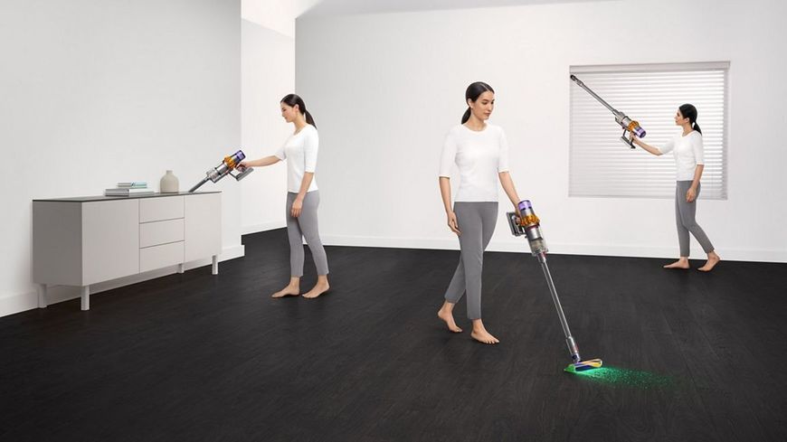 Вертикальный + ручной пылесос (2в1) Dyson V15 Detect Absolute 2023 Gold/Gold (447000-01) 528400 фото