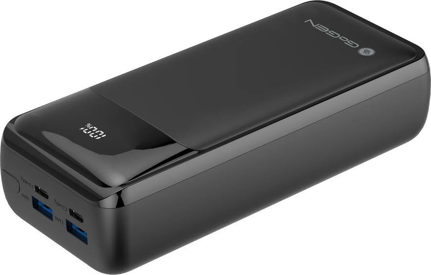 Зовнішній акумулятор (павербанк) GoGen PB300002B 30000mAh Black 619671 фото
