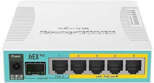 Маршрутизатор (роутер) Mikrotik hEX PoE (RB960PGS) 351509ua фото