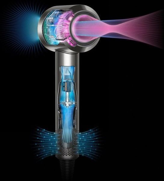 Фен Dyson HD07 Supersonic Straight+Wavy Prussian Blue/Rich Copper (113277-01) 611374ua фото