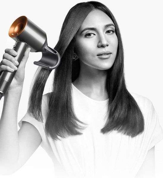 Фен Dyson HD07 Supersonic Straight+Wavy Prussian Blue/Rich Copper (113277-01) 611374ua фото