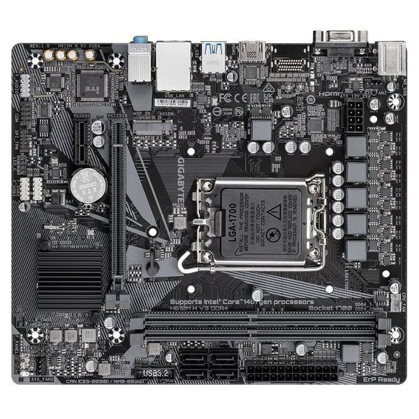 Материнська плата Gigabyte H610M H V3 DDR4 509244ua фото
