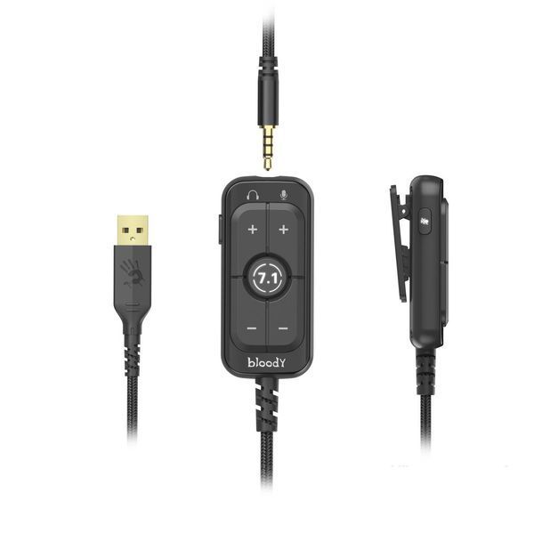 Наушники с микрофоном Bloody M590i Sports Lime 623390ua фото