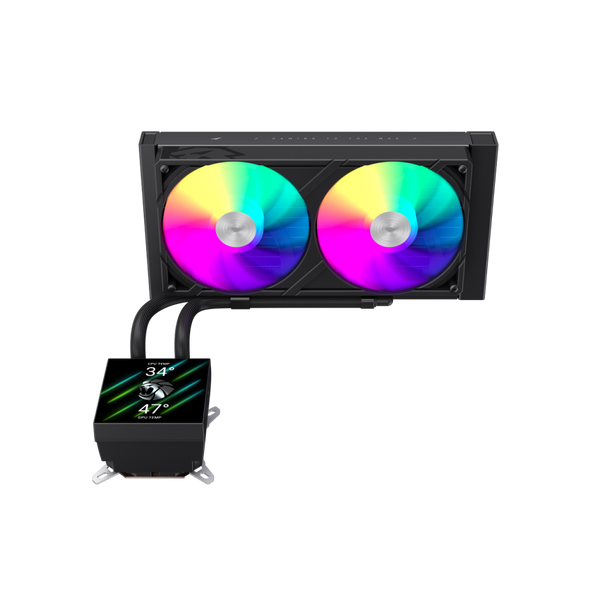 Водяне охолодження GameMax Glacier 240 LCD BK 627996ua фото