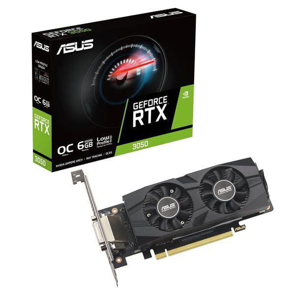 Відеокарта Asus Nvidia GeForce RTX3050-O6G-LP-BRK (90YV0KQ0-M0NA00) 516983ua фото