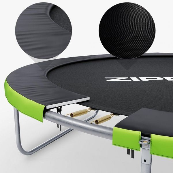 Батут Zipro Jump Pro 12FT 374см с внутренней сеткой 491589 фото