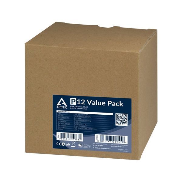 Вентилятор Arctic P12 5-Pack (ACFAN00135A) 508339ua фото