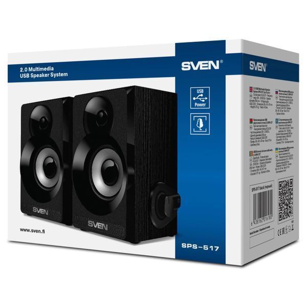 Мультимедійна акустика Sven SPS-517 Black 509885 фото