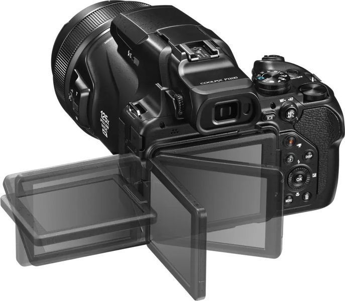Компактний фотоапарат Nikon Coolpix P1100 Black (VQA170EA) 592941ua фото