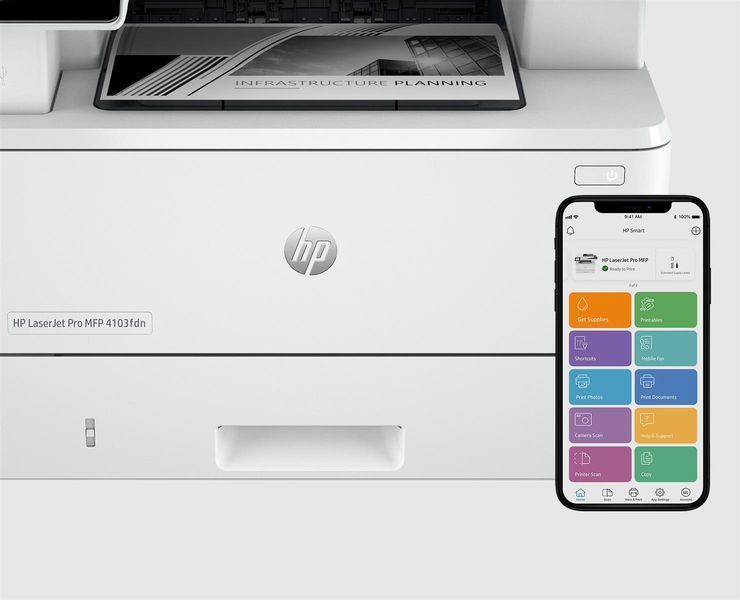 БФП HP LaserJet Pro 4103fdn (2Z628A) 577372ua фото