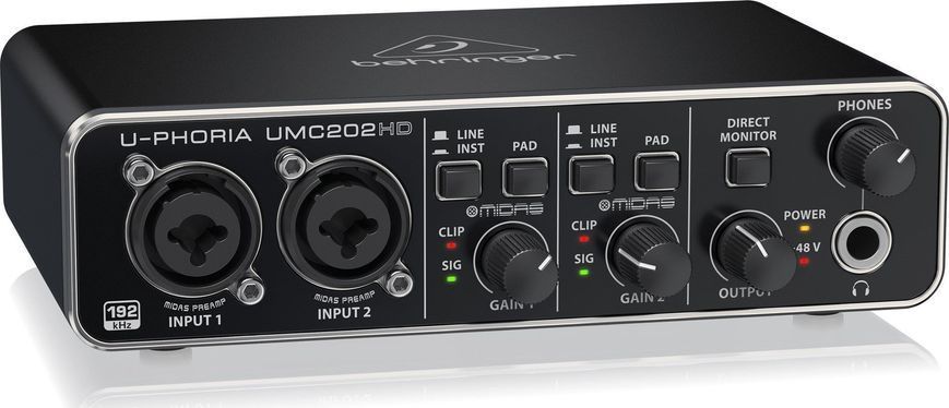 USB аудіоінтерфейс Behringer UMC202HD 549699 фото