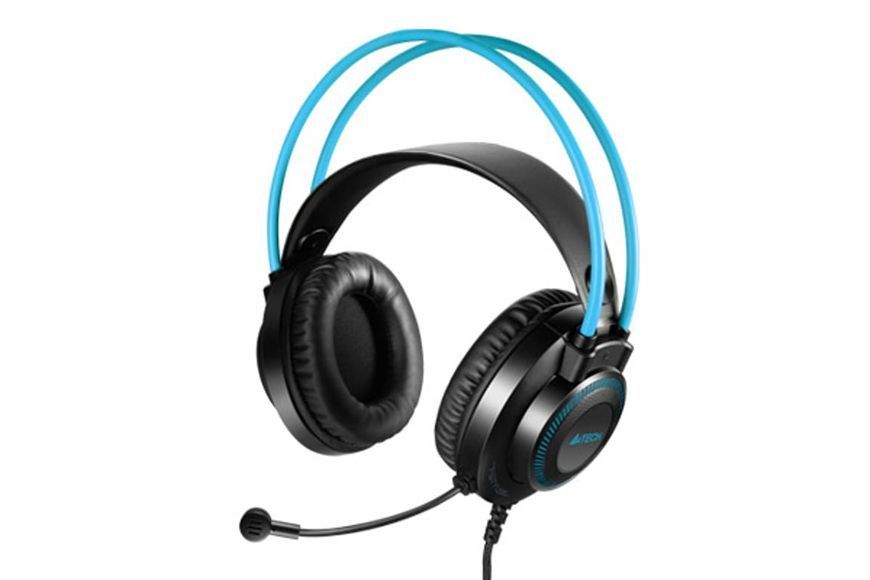 Наушники с микрофоном A4Tech FH200i Blue 521098ua фото
